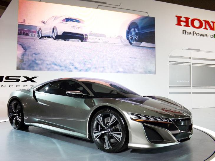 2014臺北新車大展的 HONDA NSX Concept 車頭