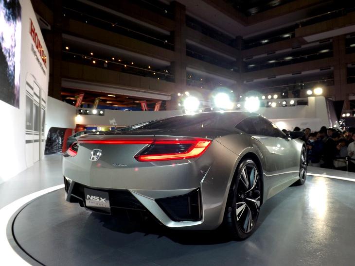 2014臺北新車大展的 HONDA NSX Concept 車尾