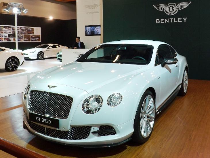 2014 臺北新車大展展出的 Bentley Continental GT Speed